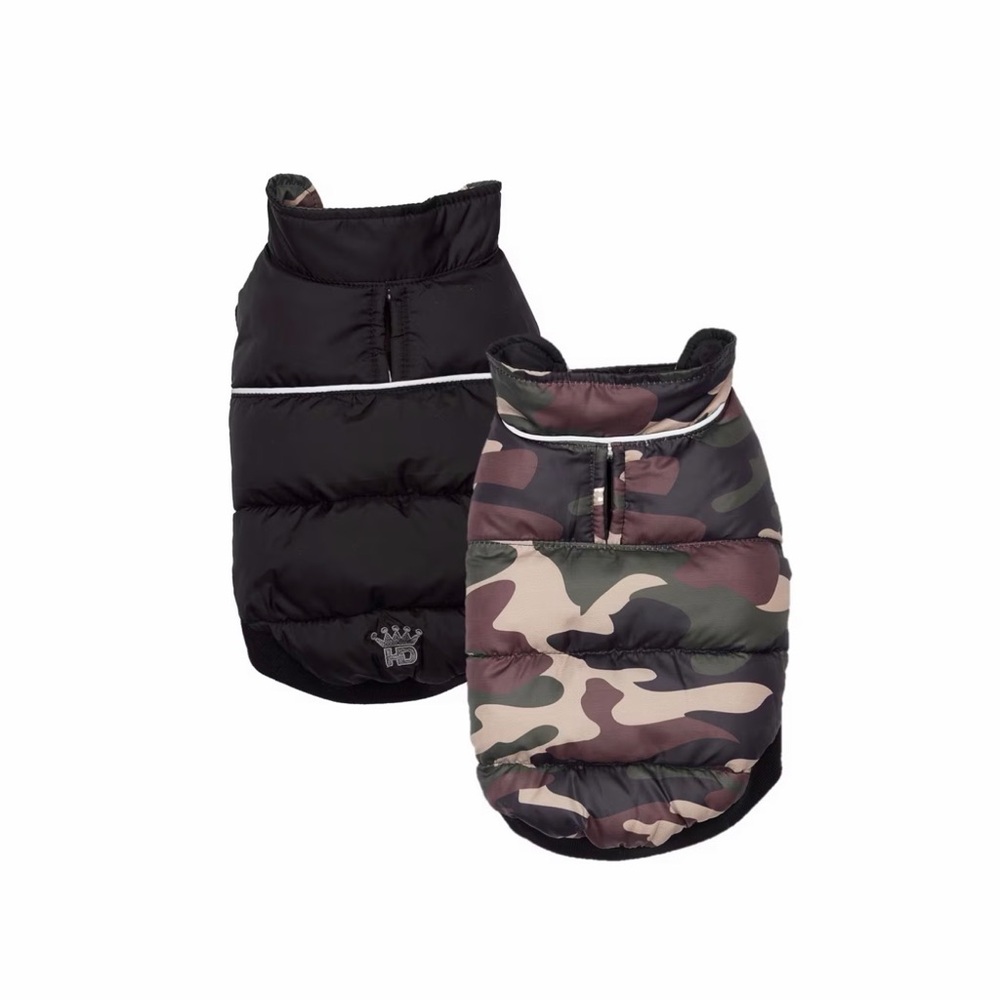 New Hip Doggie reversible camo dog vest